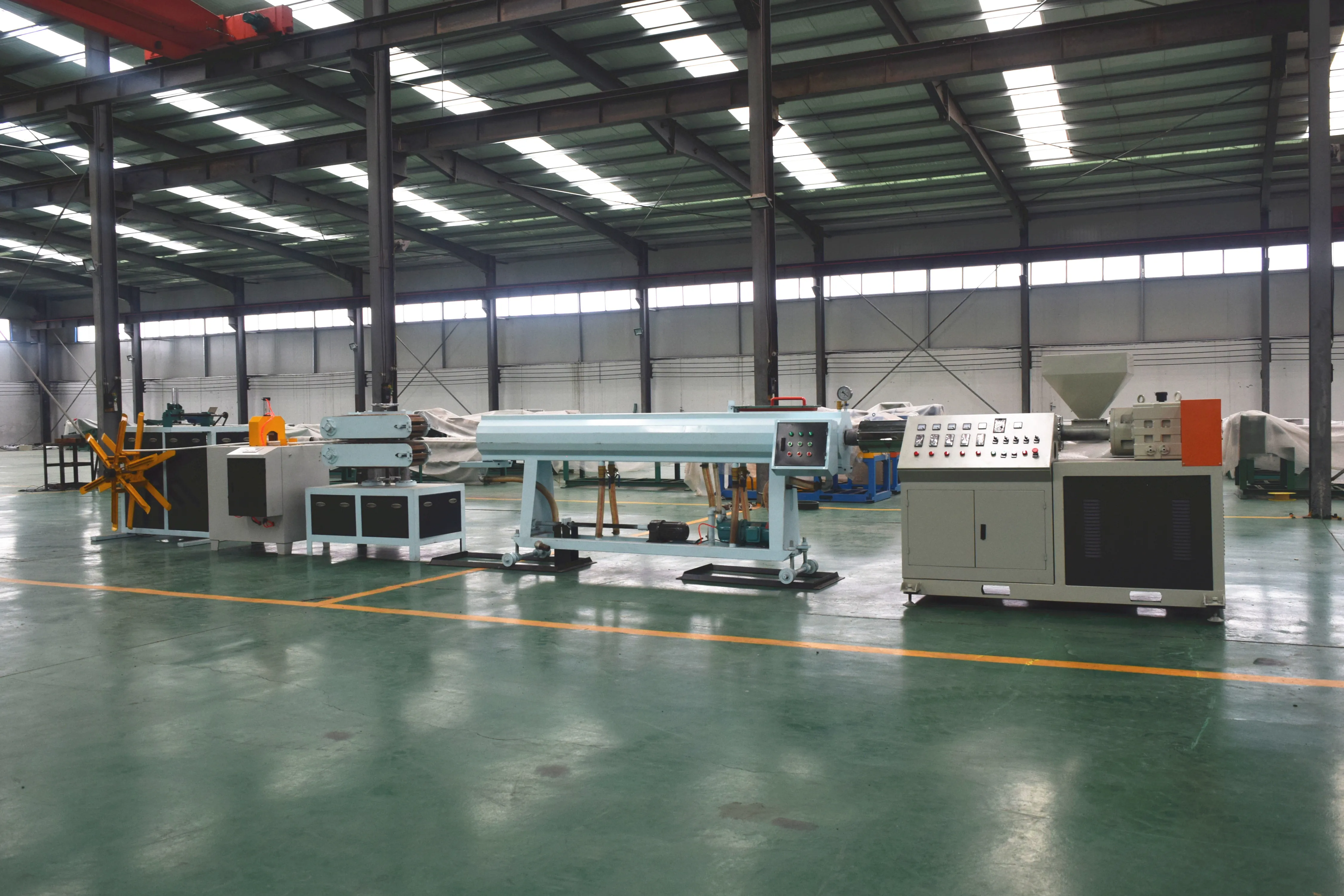 HDPE PE PVC  Corrugated Pipe Soft Hose Extrusion Making production lines plastic tube Extruder Machine