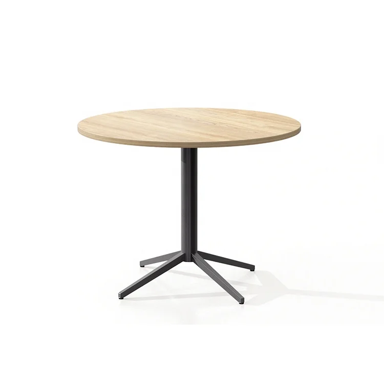 modern small smart tea coffee meeting breakout wood table desk training table for school and office