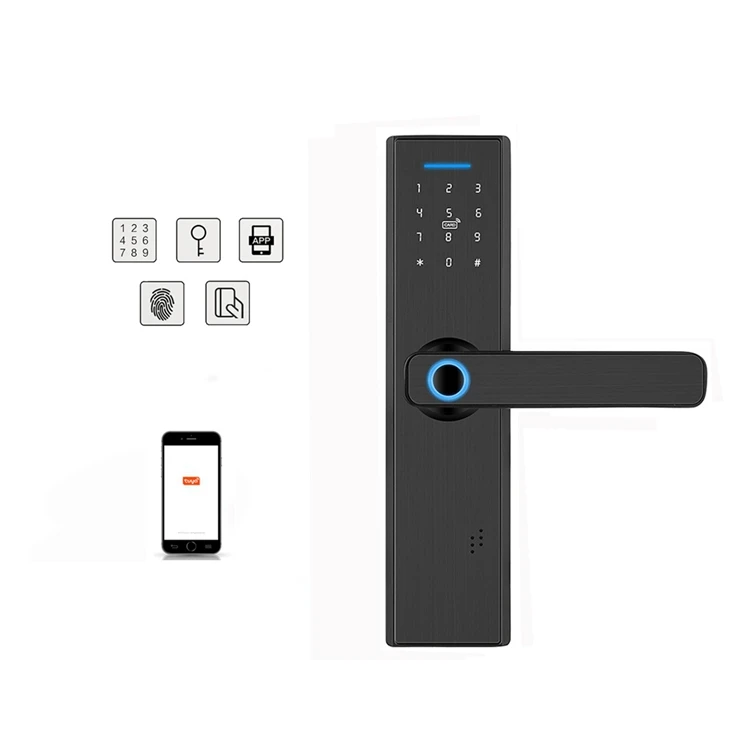 G-Tech plus Smart Home Bedroom Door Lock Security Intelligent Lock With Tuya APP Password RFID Door Lock
