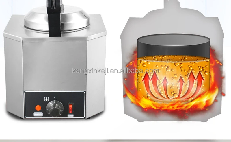 Commercial heated spout hot nacho cheese pump dispenser Chocolate sauce warmer machine