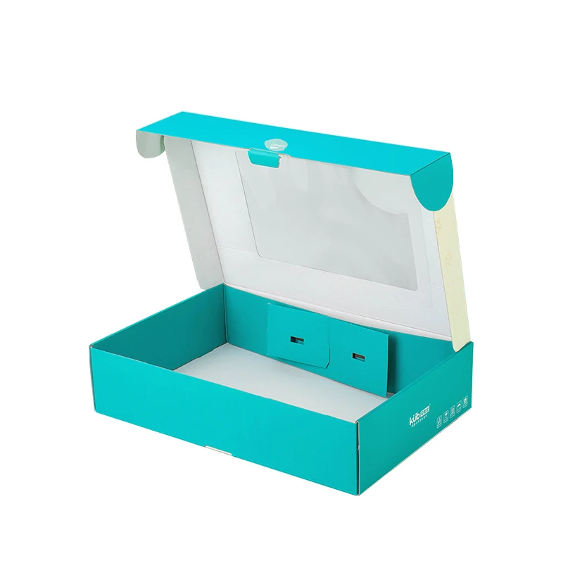 Mengsheng eco corrugated paper custom printed postal mailing flat kraft mailer tuck top shipping white packaging box