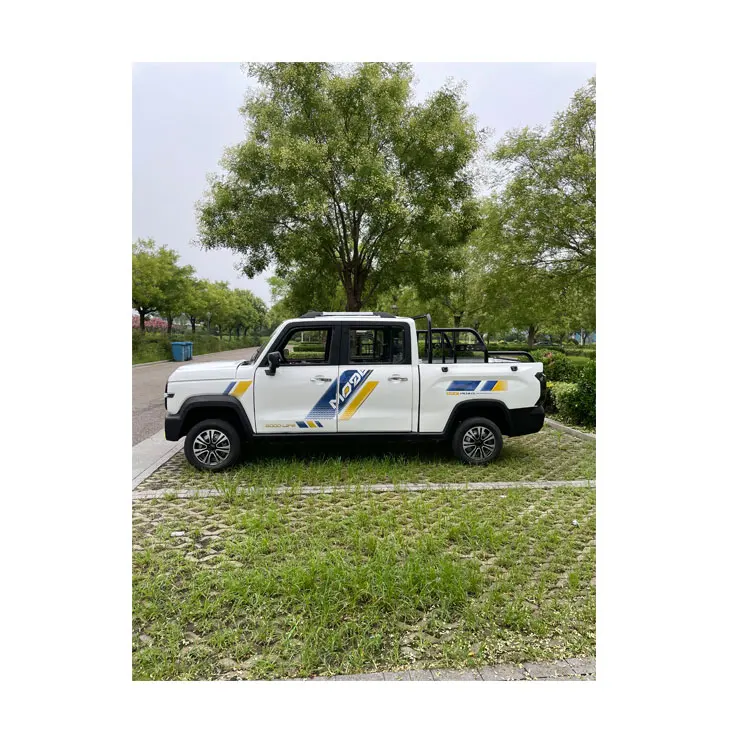 Explosive New Energy Vehicle Small E-Truck 3000W Concrete Mixer Truck LHD Garbage Truck Competitive 4 Wheel Electric Pickup