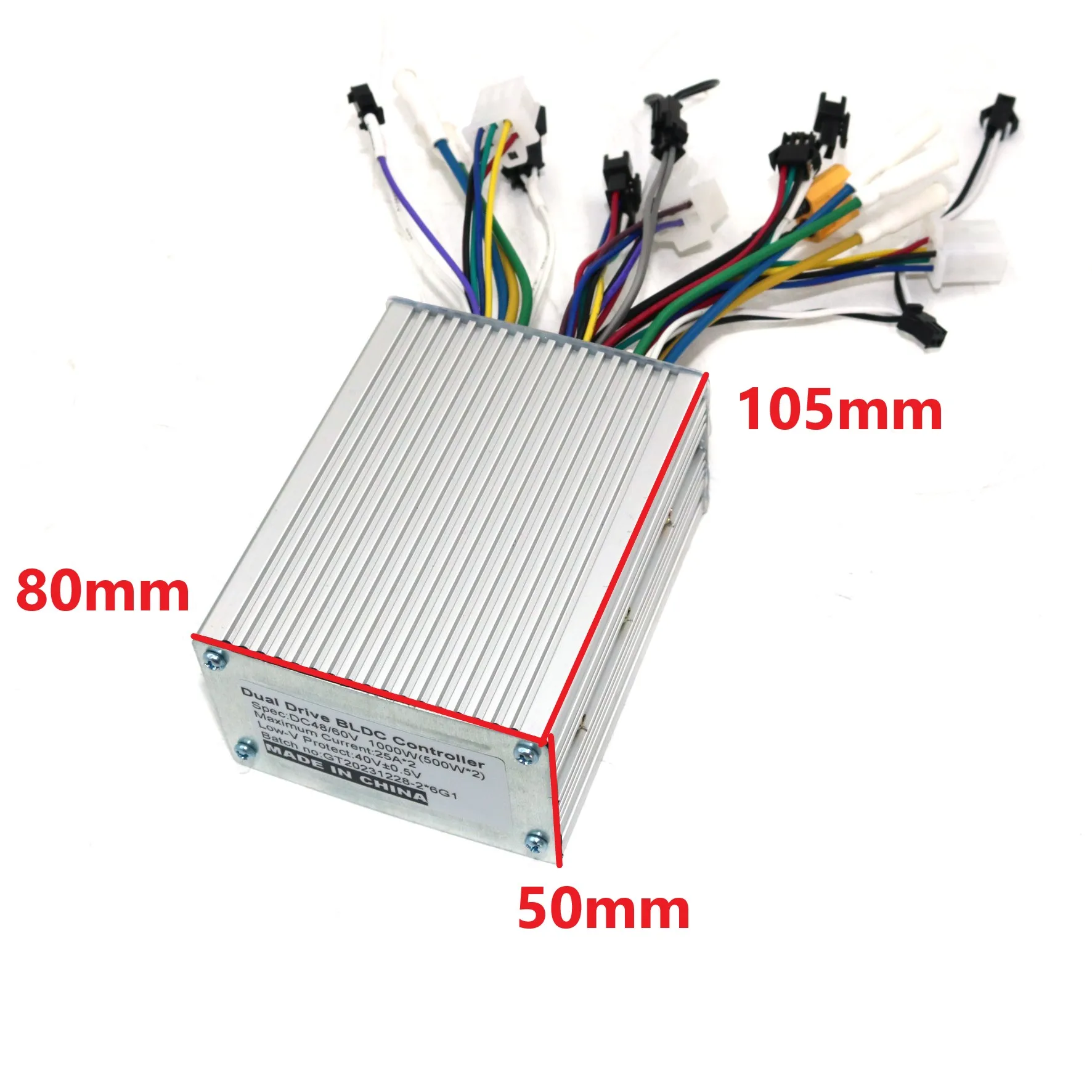 Dual drive 6MOSFET 48/60V 1000W (500W * 2) brushless DC electric scooter controller+M5 LCD set