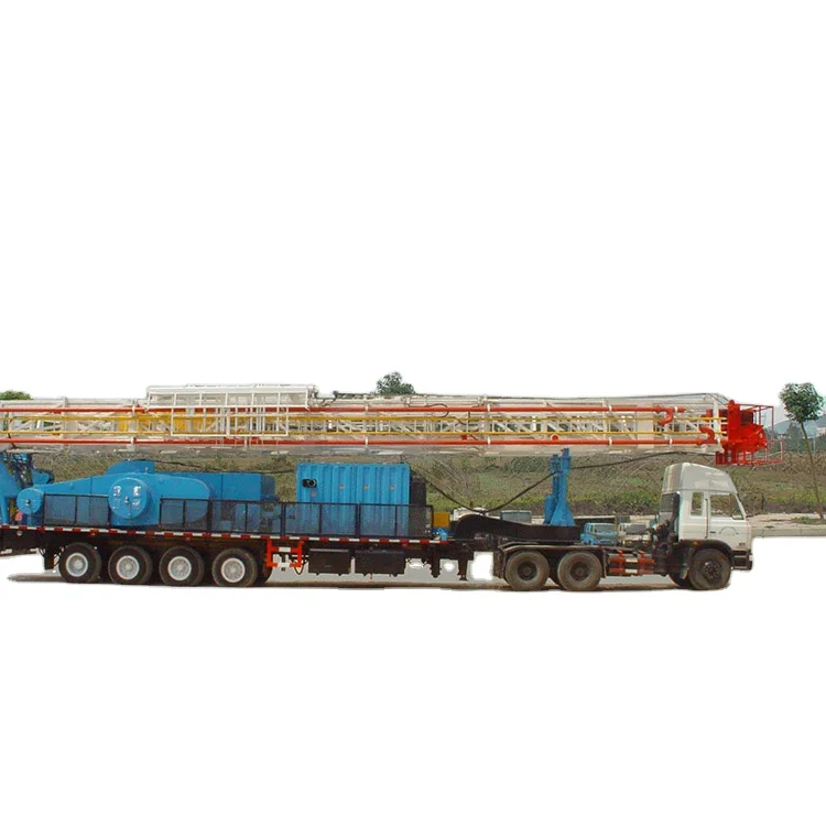 2020 in stock 1300HP 4000m VFD trailer mounted Drilling rig with top drive