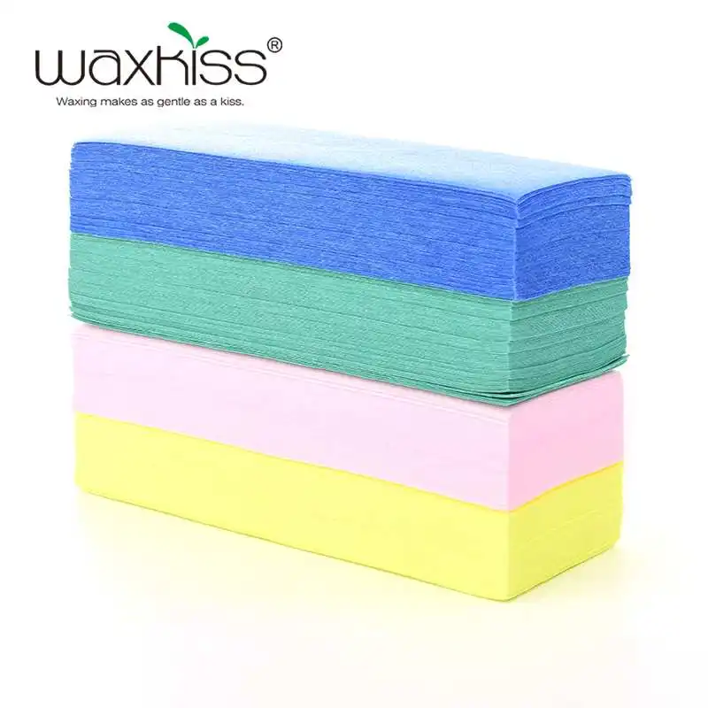 Waxkiss Depilatory wax strip Nonwoven  Paper Disposable Wax Strip Hair Removal Depilatory Paper waxking products