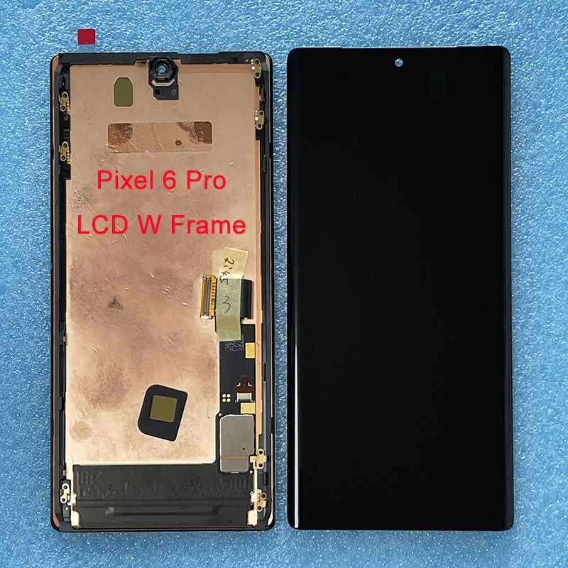Оригинальный AMOLED ЖК-дисплей для Google Pixel 6 GB7N6, дисплей, рамка, сенсорная панель, дигитайзер для Google Pixel 6 Pro 6Pro LCD