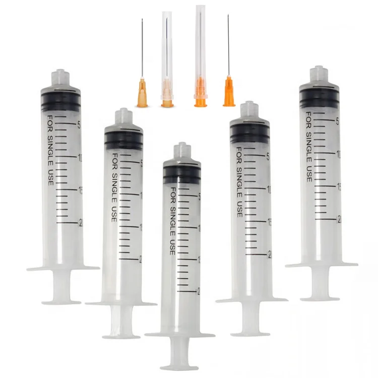 Disposable hand syringe veterinary injection gun for poultry antibiotic injection