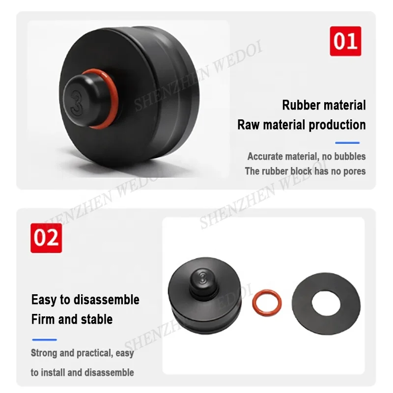 Jack Pad for Tesla Y Lift Tool 4 Pcs Lifting Rubber Polyurethane Pads Adapter for Model 3/S/X/Y for Tesla Accessories