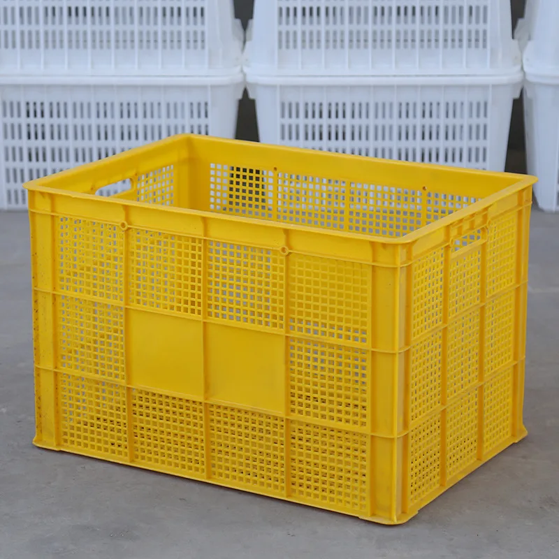 MU High Quality Plastic Crate For Vegetable Stackable Crate Nestable Box Plastic Fruit Crate