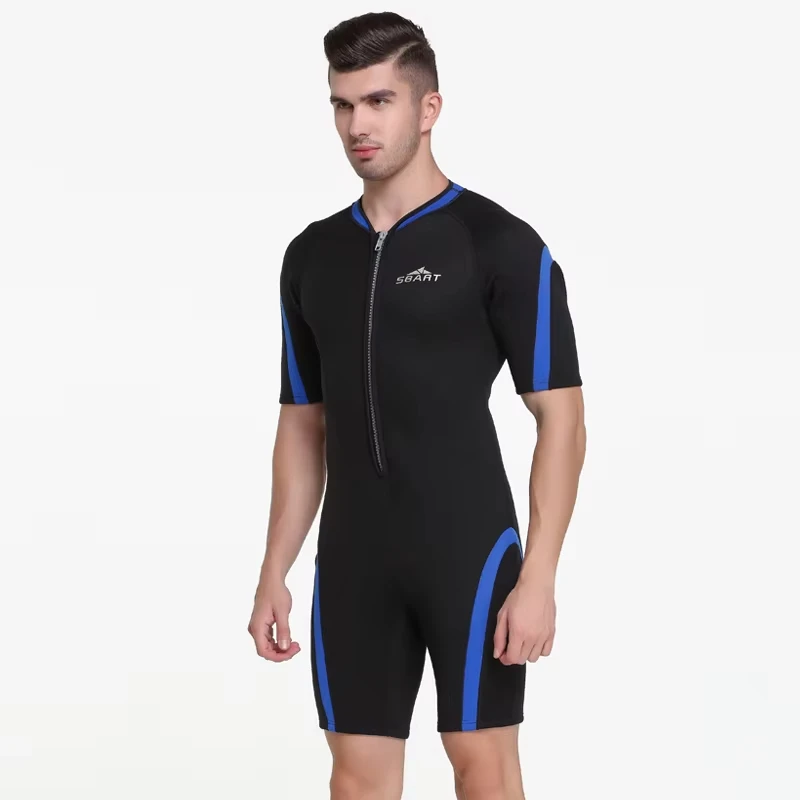 Factory wholesale custom Neoprene Surfing Diving suit Wetsuits Shorty Sleeves Wet Suit Men Diving Suit wetsuit