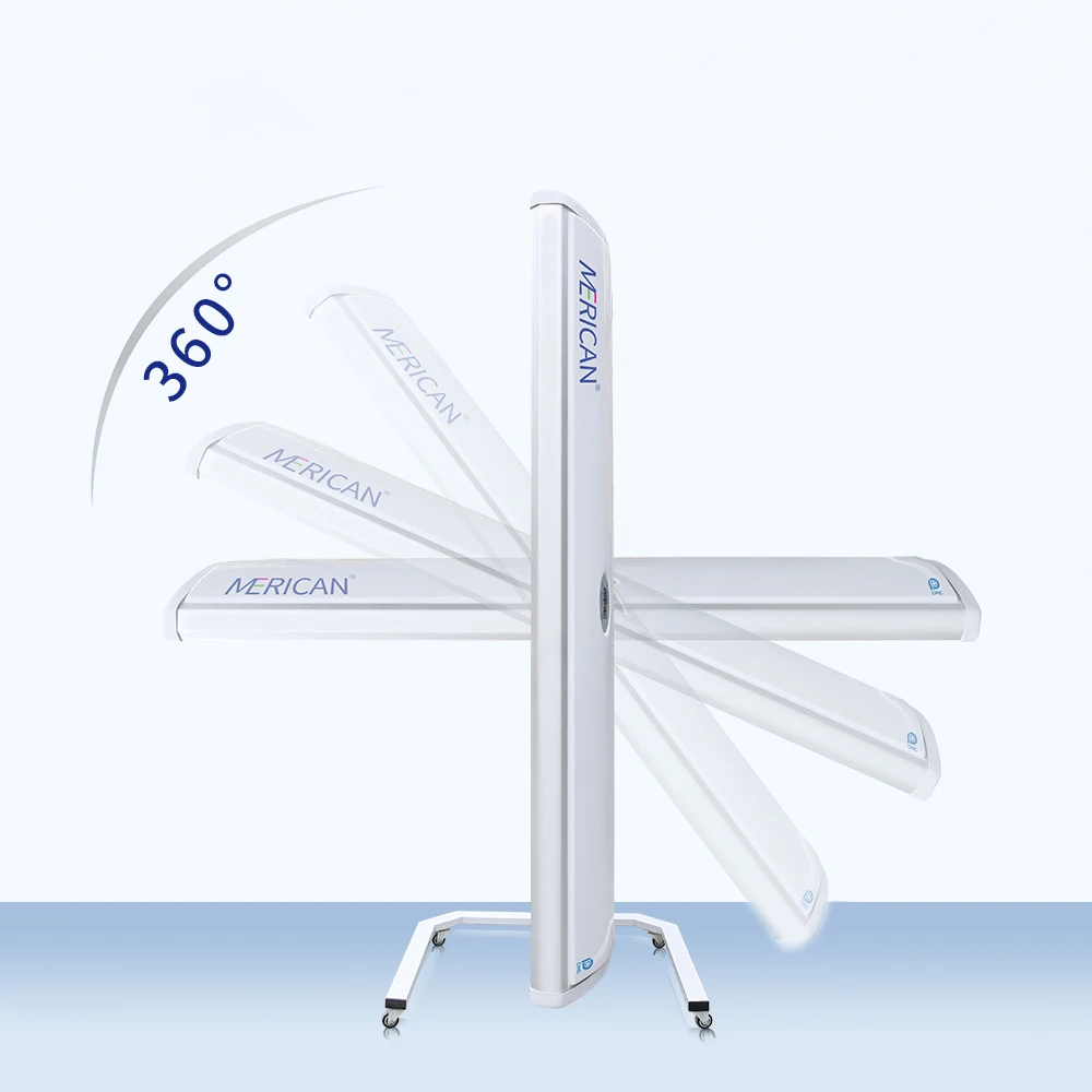 Home Beauty Tan Machine with UK Plug Whole Body Sunbathing for Feet Head Nose Breast Hands-Vertic Tanning Lamp