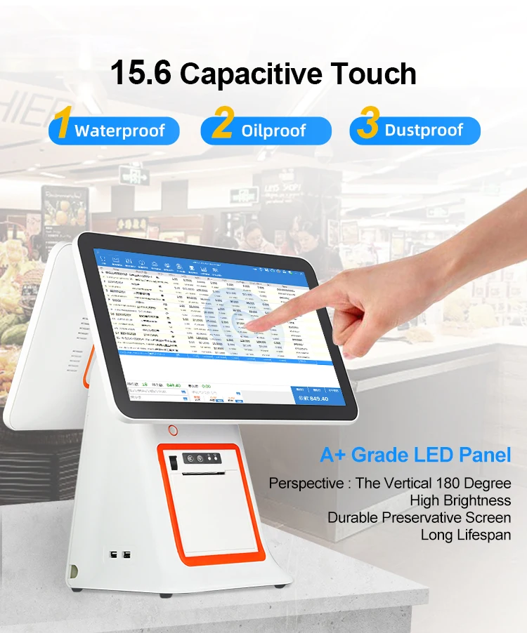 Pos Till полноформатный сенсорный экран Pos-система для