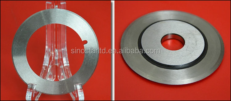 Circular crush cutting knives score slitter blade