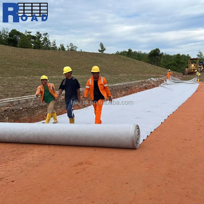 Nonwoven Geotextile Needle Punched Type Filament Geotextile Polyester Polypropylene Short or Long Fiber