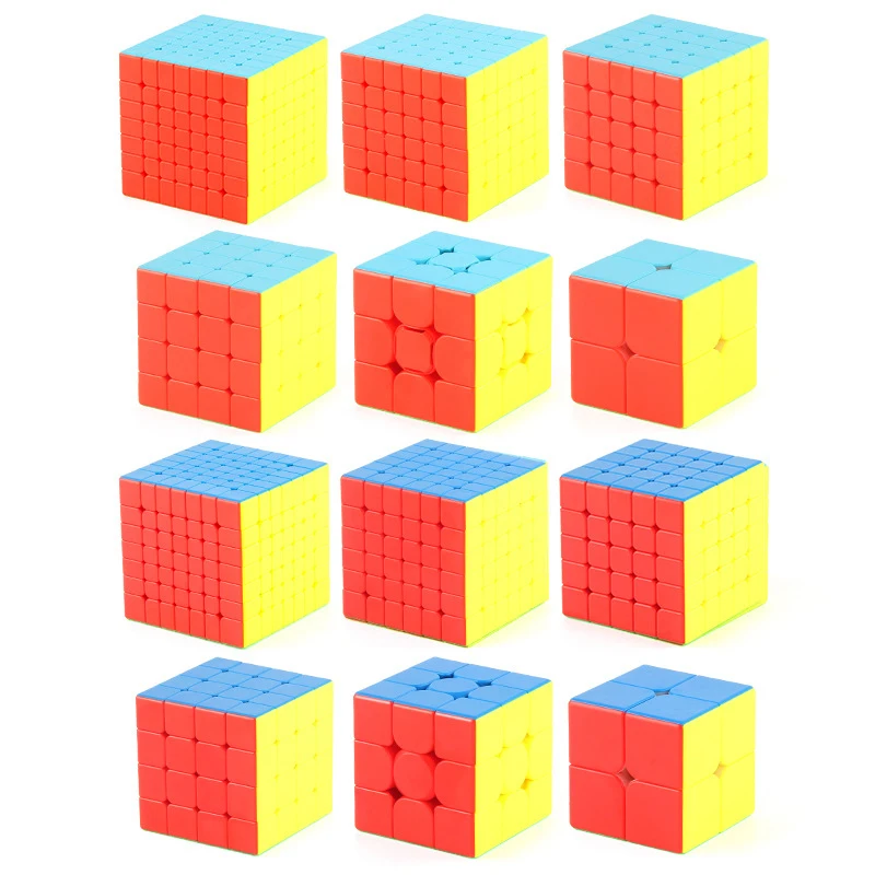 2x2 3x3 4x4 5x5 Magnetic Magic Cube Professional ABS Educational Toy for Kids Adults Stress Relief Fidget Toy Puzzle Speed Cube