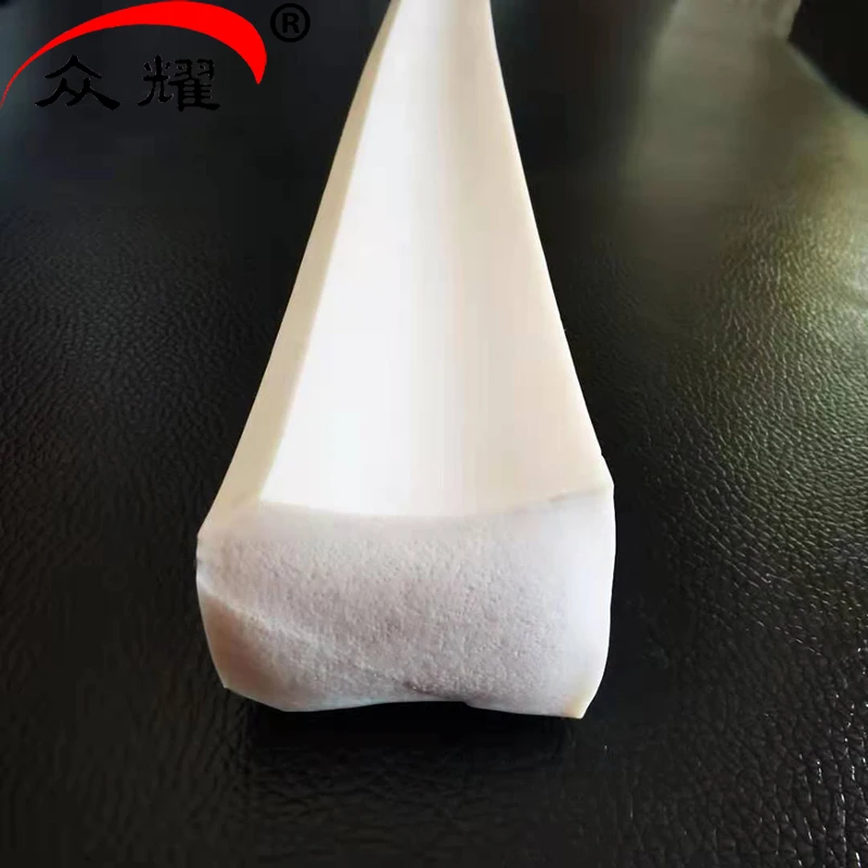 
2021 China Heat Insulation White Square Foamed Silicone Rubber Sealing Strip for sale 