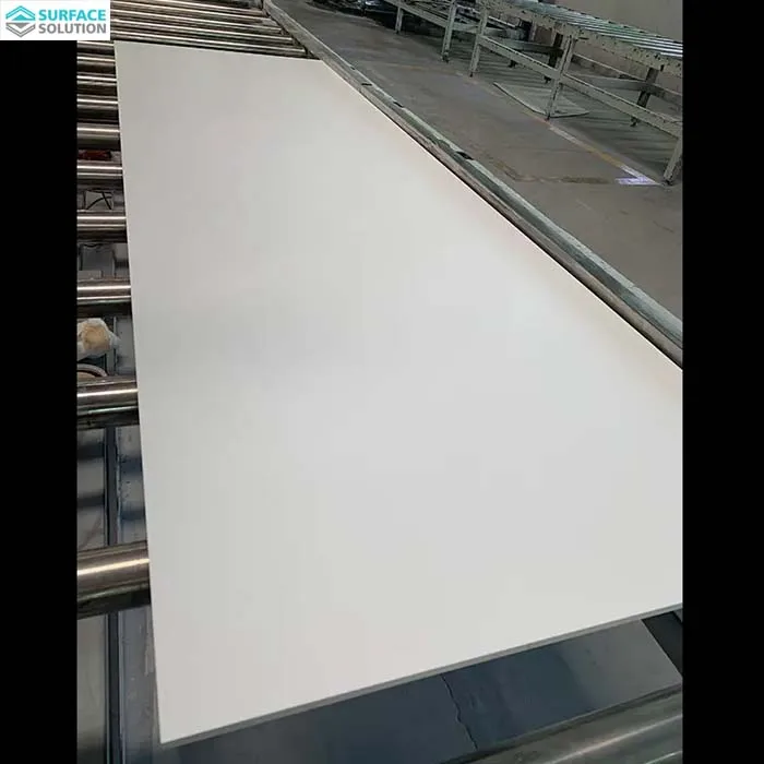 Home Decorative 12mm Big Slab Artificial Stone Acrylic Solid Surface Sheet Benchtop Vanity Top Kitchen Countertop