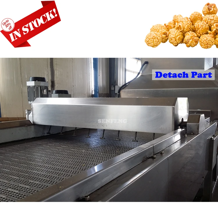 Big Capacity Electric Popcorn Machine Price Commercial Mushroom Popcorn Production Line Factory
