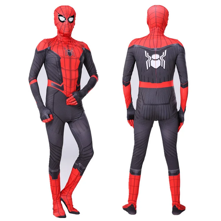 Men Spiderman Clothes Superhero Bodysuit Cosplay for Adults Halloween Costume Cosplay