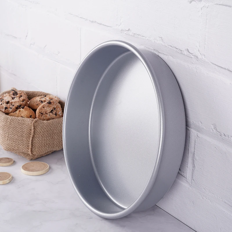 
Nonsitck 8 inch Quick Release Gold round Baking Cake Pan With Removable Bottom.Wholesale Bakeware Tools 