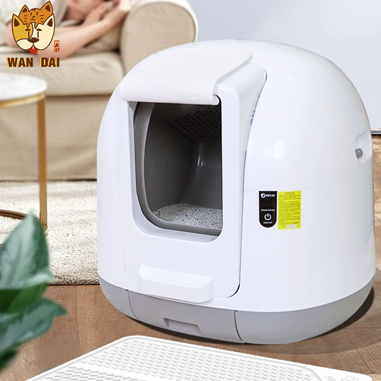 
Wholesale cleaner enclosed fully cat litter box automatic luxury closed smart self cleaning automatic cat litter box 