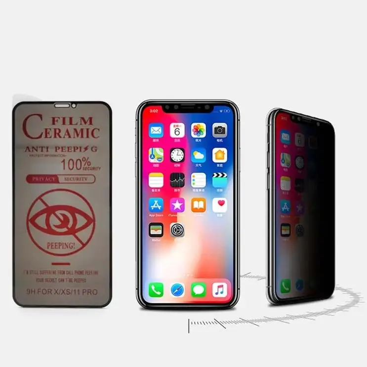 100D 21D Clear Matte Mica 9D Ceramic Privacy Screen Protector Film For Redmi Note 10T 5G  K40 Gaming Black Shark 4 Pro