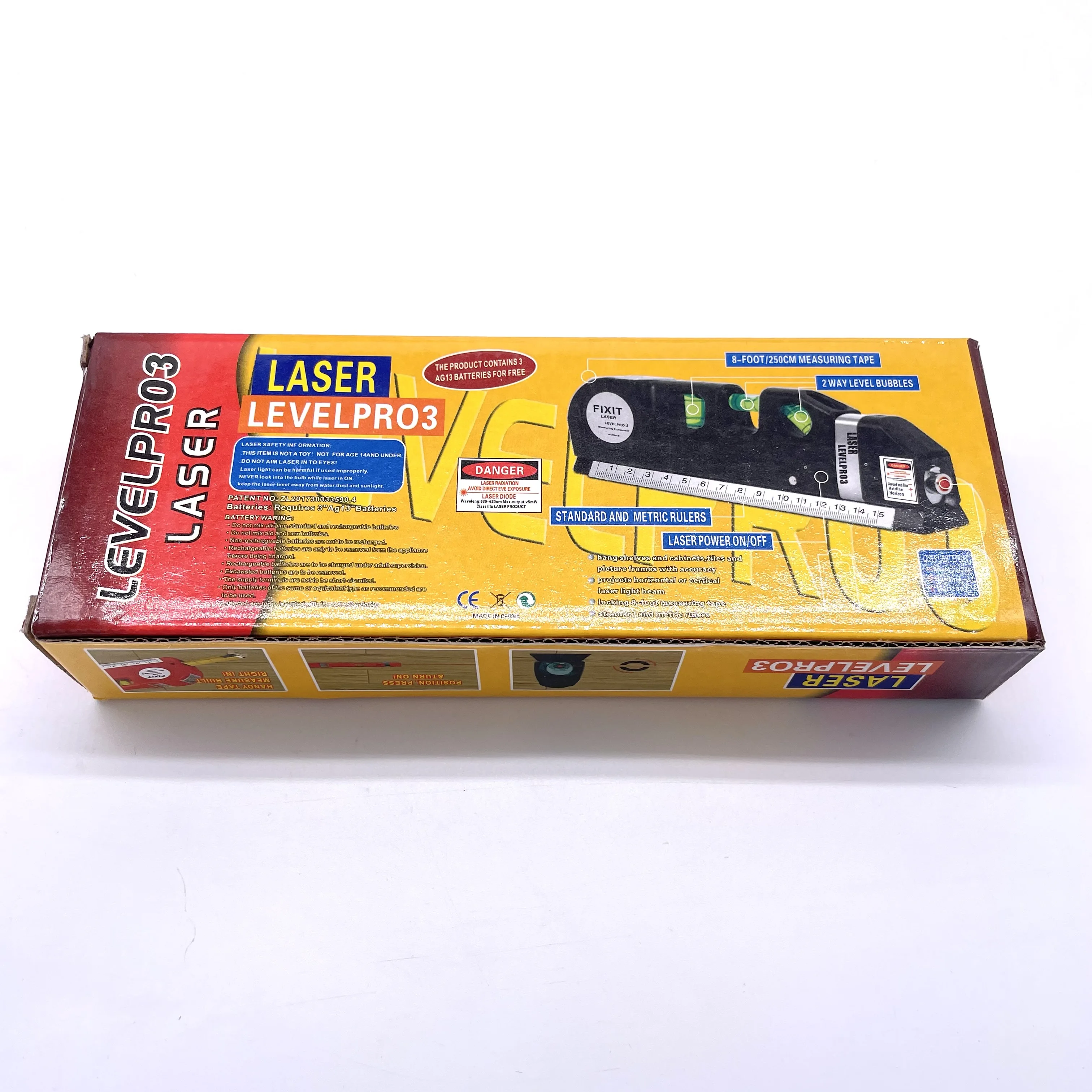  High Precision Measurement Multi-function Laser Level with Tape Measures Multifunction measuring ruler The quality