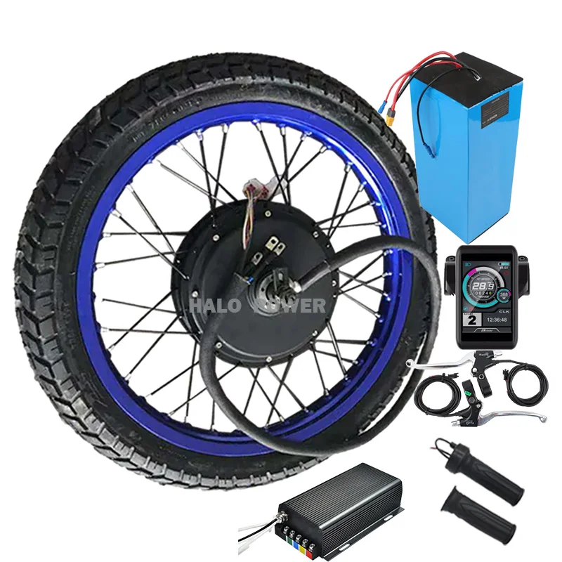 72v 3000w 5000w 8000w Ebike Electric Bike Bicycle Cycle Rear Wheel Hub Motor Dirt E-bike kit For Steal Bomber Enduro Motorcycle