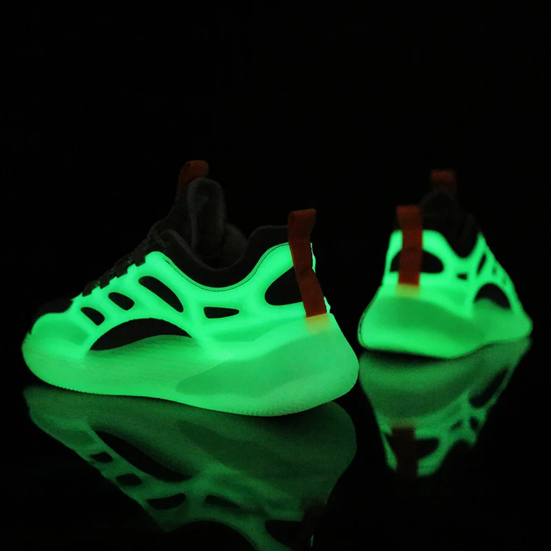 2021 best selling products fashion luminous casual shoes sport ventilation casual shoe walking style shoes for man