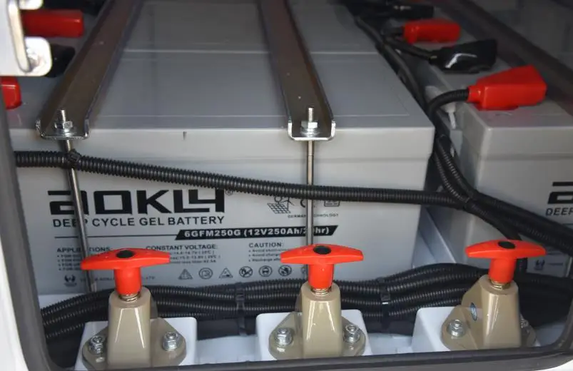 1800W Off Grid Solar Power System Mobile Trailer Generator for DIY Devices Connection