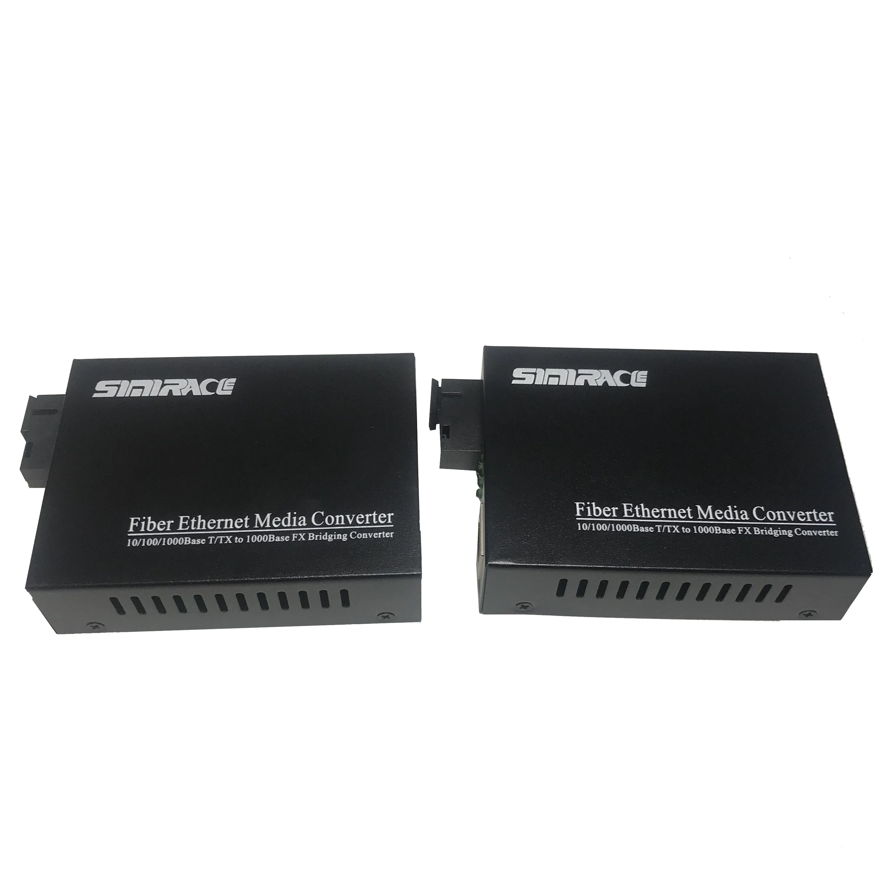 10/100/1000M 2Fiber 8RJ45 Dual Fiber 1310nm 20km Optical Fiber Media Converter Optic Equipment Data optical transceiver