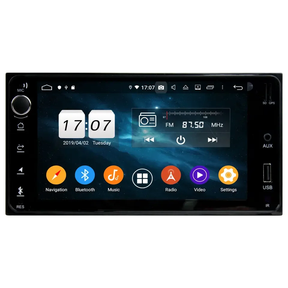 KD-7061 android  car radio dvd player for Toyota RAV4/ Corolla /Vios/Hilux/ Land Cruiser/ Fortuner/ Prado universal