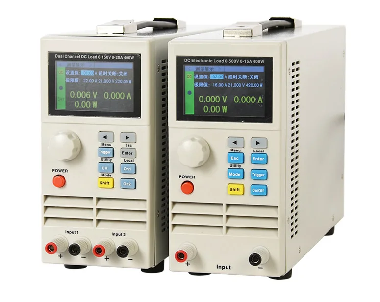 Programmable DC Electronic Load Tester Meter For Programming DC Electronic Loads With Measuring Range 0 To 400W