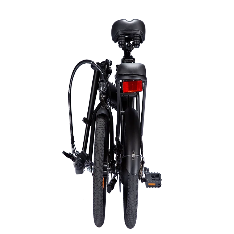 EU warehouse chinese cheap mini adult 16 inch foldable 250W 36V 7.5Ah dc motor two seats e-bikes hybrid other electric city bike