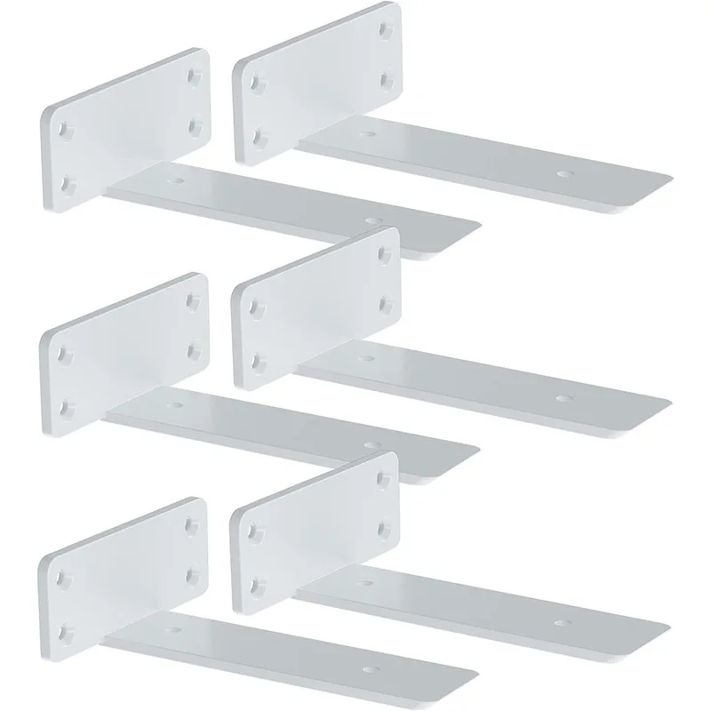 Gold L Shape Metal Shelf Strut Bracket Floating Shelf Wall Bracket