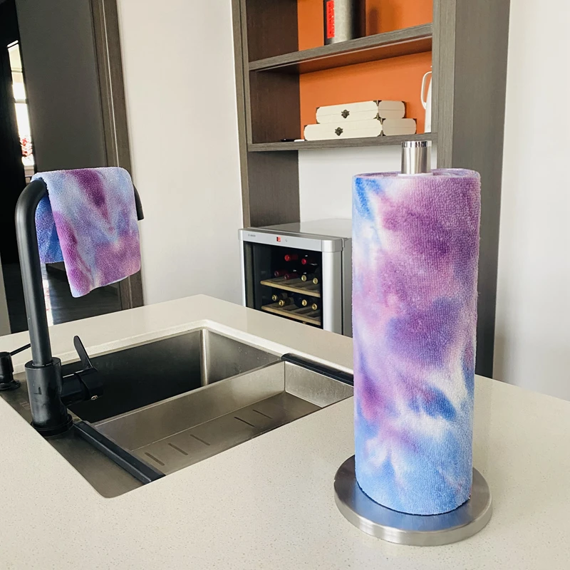 microfiber towel 30x30 mikrofaser cleaning cloths for car/kitchen tear away microfiber cleaning towel rolls