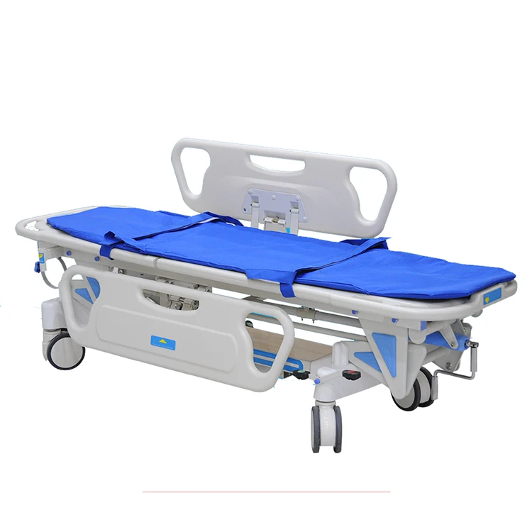 Hospital patient transfer Trolly Manual Stretcher Transfer Trolley for sale