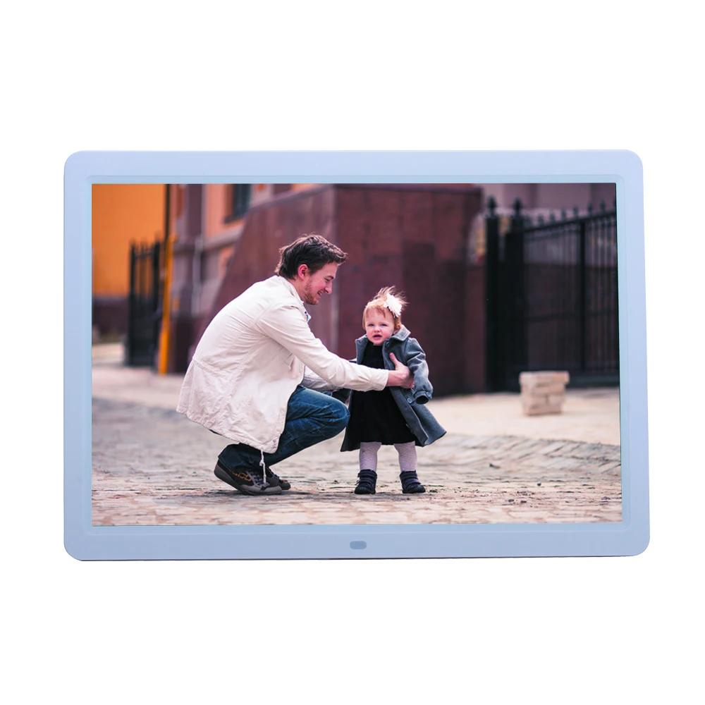 Digital Picture Frame Support Full Sexy Hot Sell 15 Inhc Mini Clock USB Acrylic Oem Audio Unit APE ACC Card Video DPF Languages