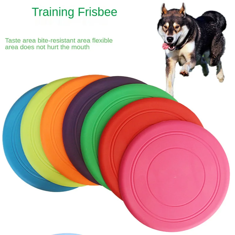 
 Cheap Puzzle Silicone Rubber Durable Interactive Frisbeed Outdoor Training Dogs Flying Disc Pet Toys  