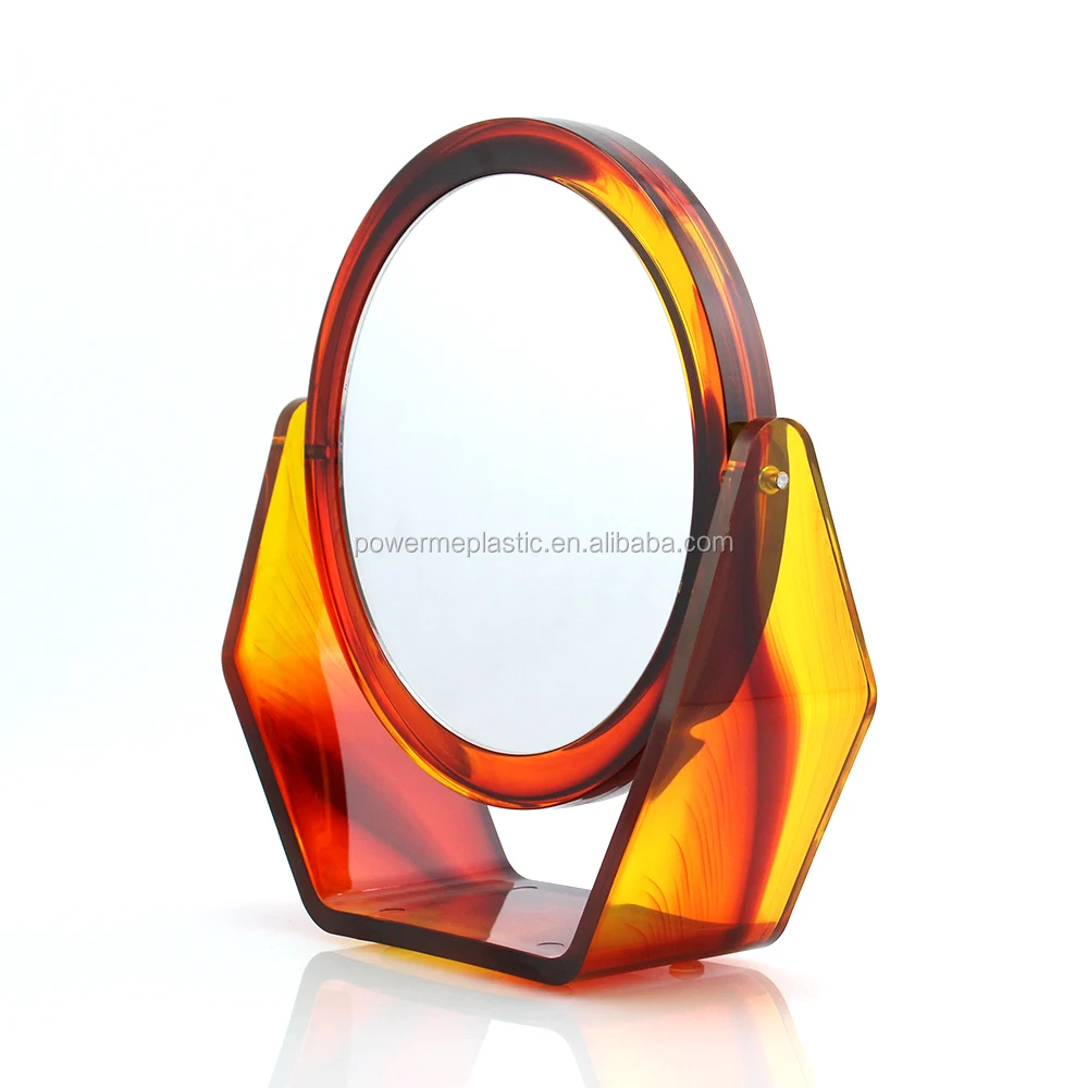 Fashion Double side tabletop mirror promotional gift desktop mirror