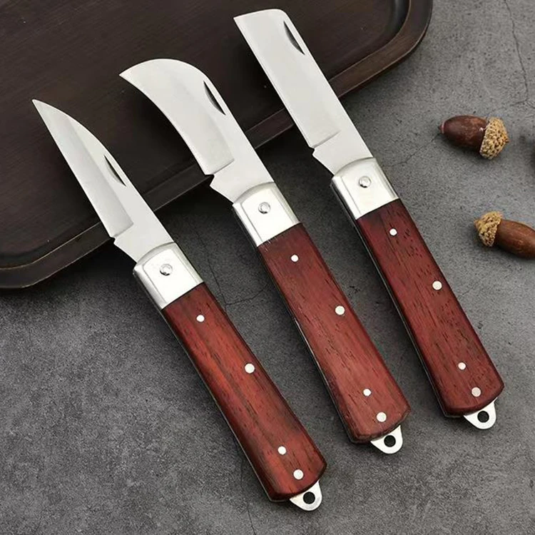 Rongfa Garden Tool Graft Knife Tree Steel  Blade Garden Plant Cutting Knife Folding Grafting Knife