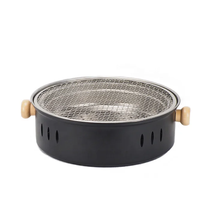 Stainless Steel super mini Portable Folding Outdoor camping BBQ Charcoal Grill Barbecue Stove With Wire Mesh Grill