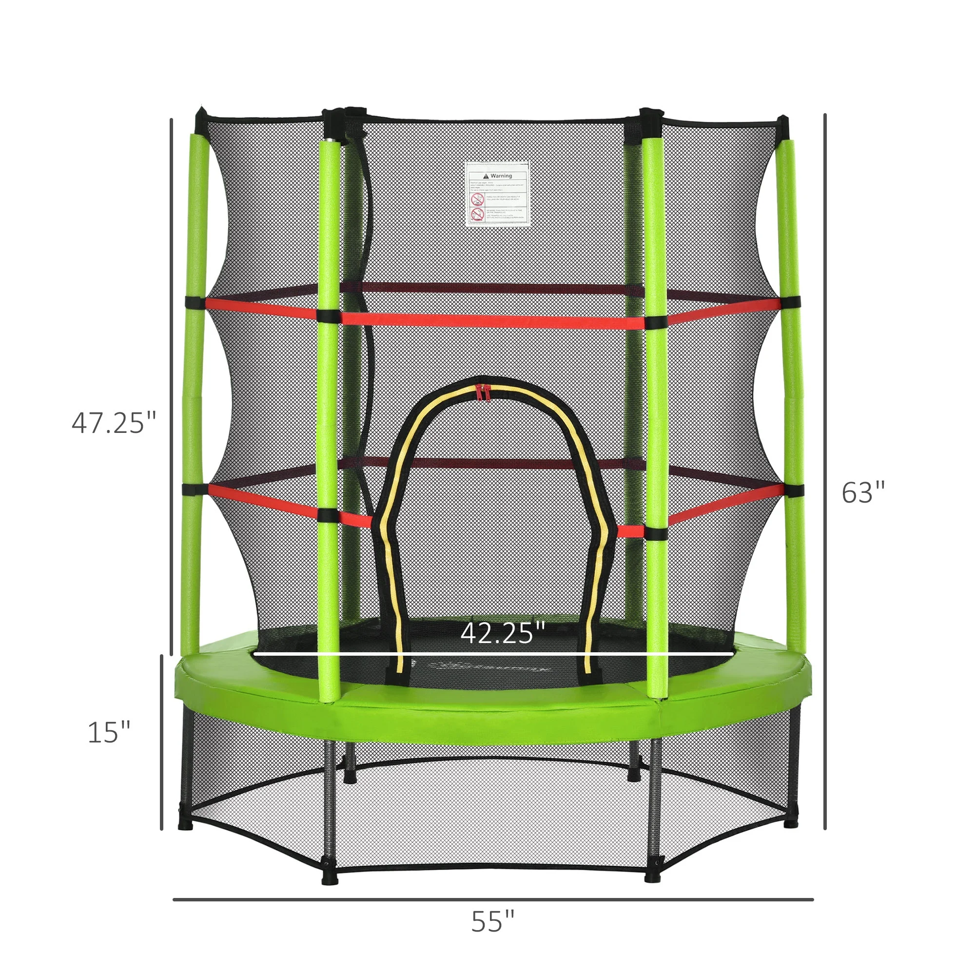 Outdoor Indoor Kids Jumping Fitness Trampoline Foldable Children Jumping Bed Trampoline