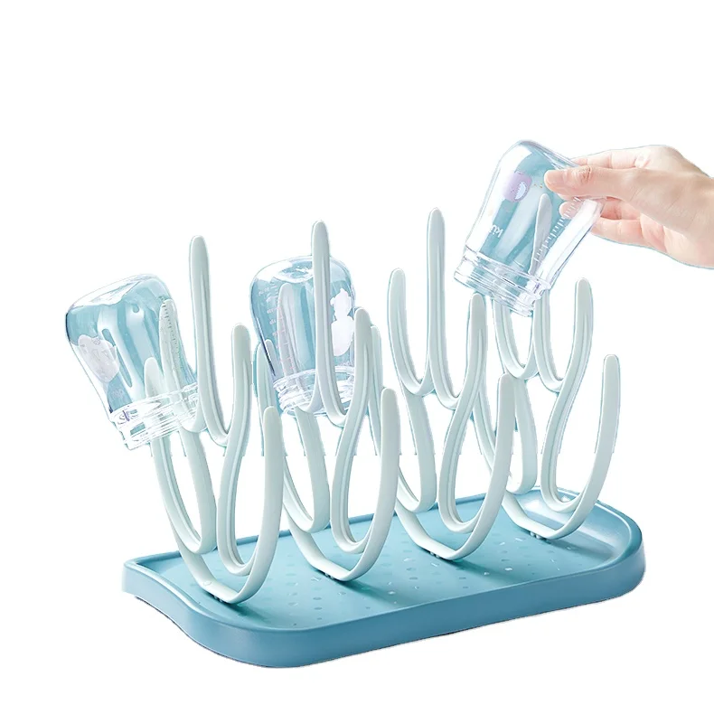 KUB wholesale coral drying rack detachable baby feeding bottle drying rack