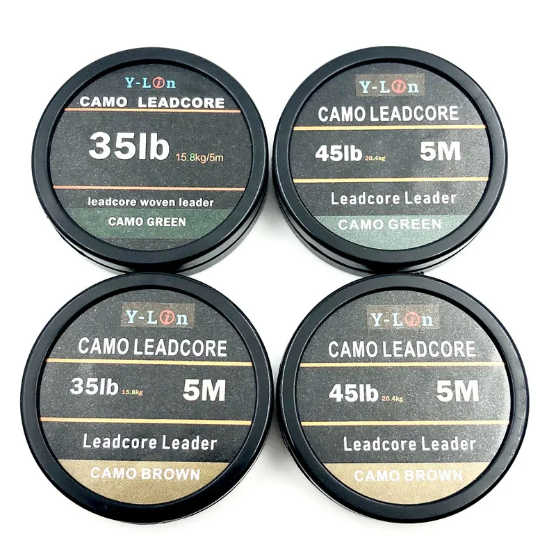 Carp Fishing Leadcore Hooklink Lead Free Leader Braid for Rigs Hooks Terminal Tackle Accessories