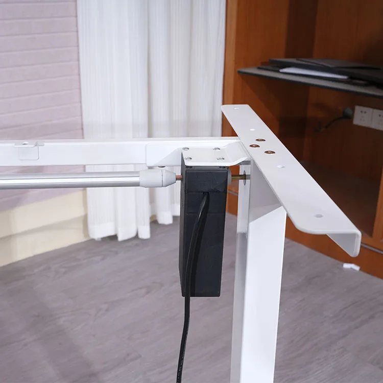 Single Motor 2 Stages With Desktop Ergonomic Adjustable Desk Office Furniture Desk Electric Lifting Desk