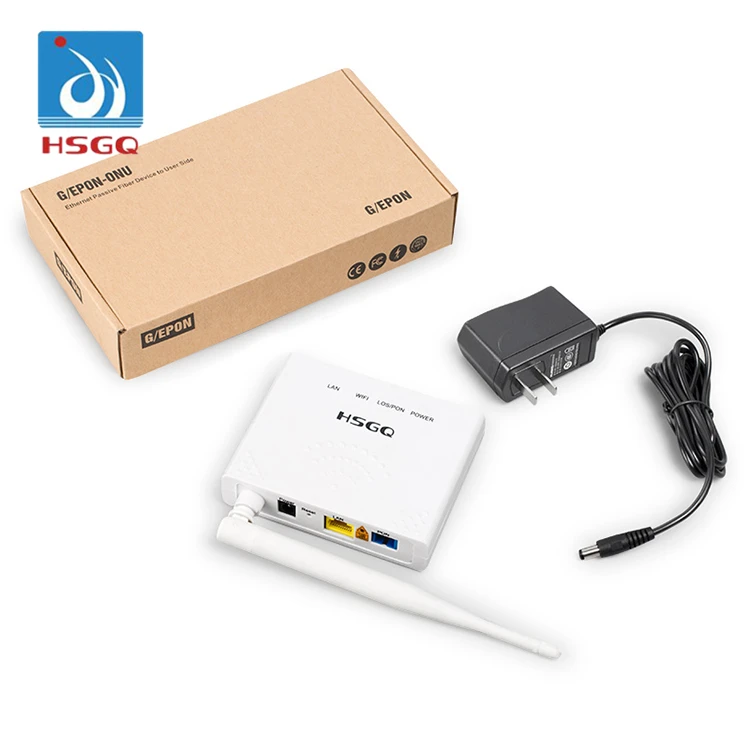 HSGQ-X100W EPON 1GE + Wifi gepon оптический сетевой блок FTTH для коммутатора один гигабитный порт модем XPON