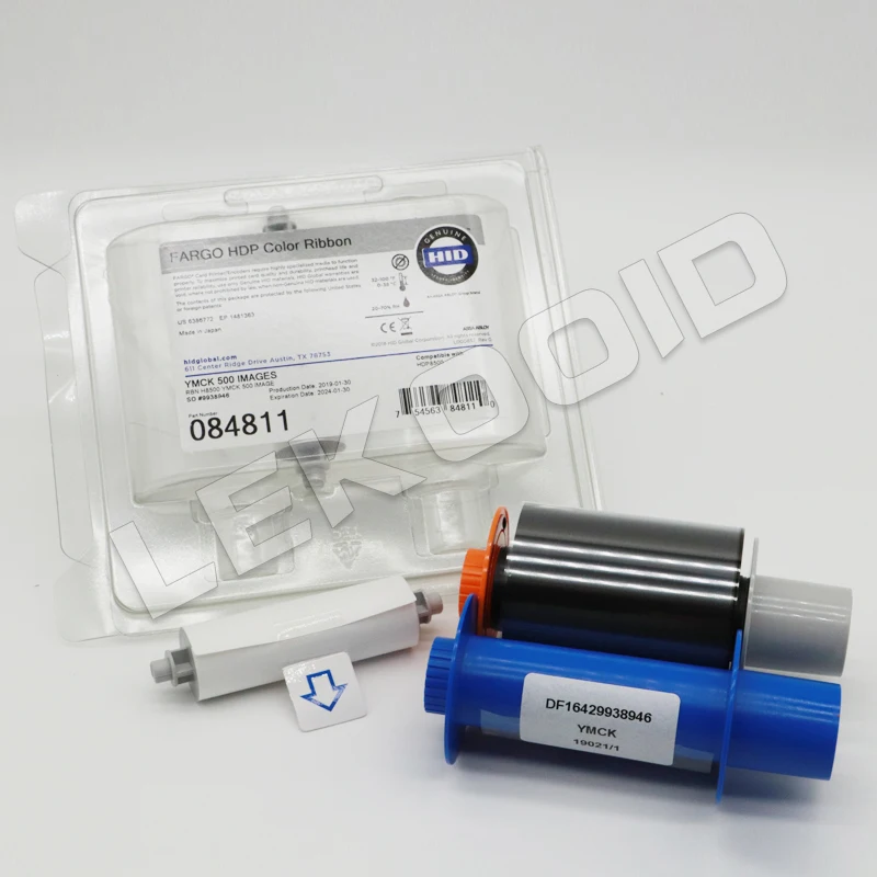 hid Fargo HDP8500 Printer YMCK Ribbon 084811,fargo84811