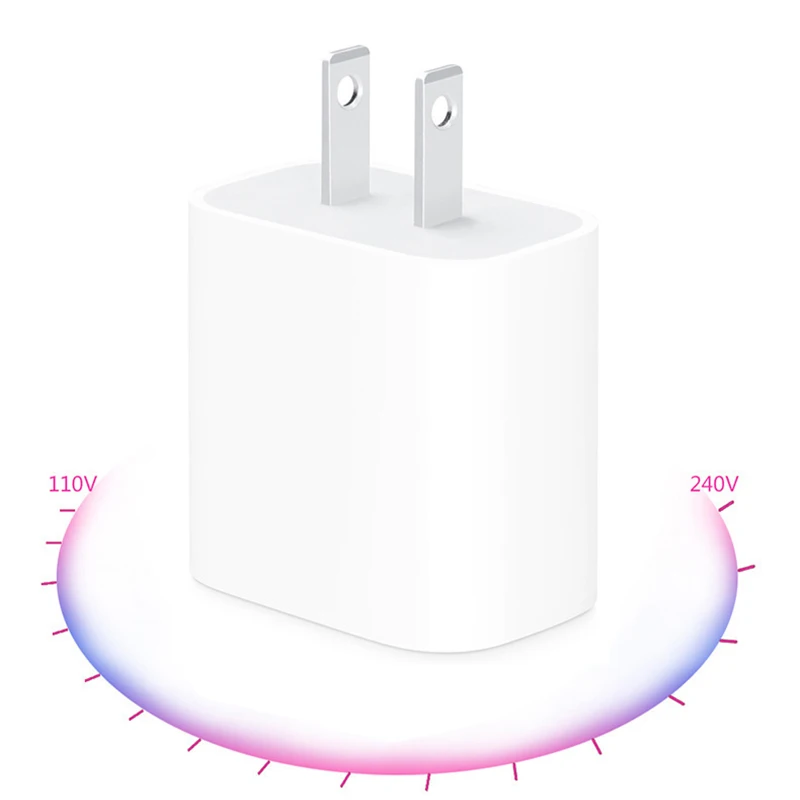  Сетевое зарядное устройство PD для iPhone 12 Mini max pro супер мини адаптер быстрой зарядки 20
