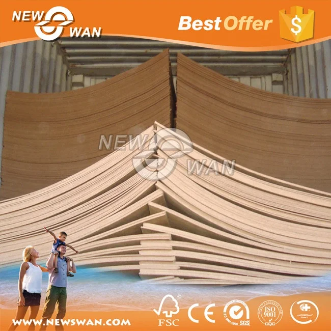 
3mm 6mm HDF / Hardboard Manufacturer 